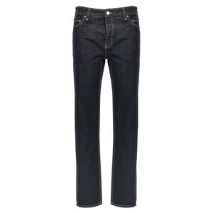 TOTEME Blue Cotton Tapered Women's Jeans